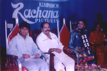Mr.K.T.Kunjumon in Rachana Pictures meeting with Music Director A.R.Rahman & Miss Universe Susmithasen ktk-actors (12)