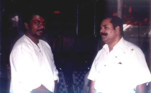 Actor Parthiban having a snap with Mr.K.T.Kunjumon ktk-actors (32)